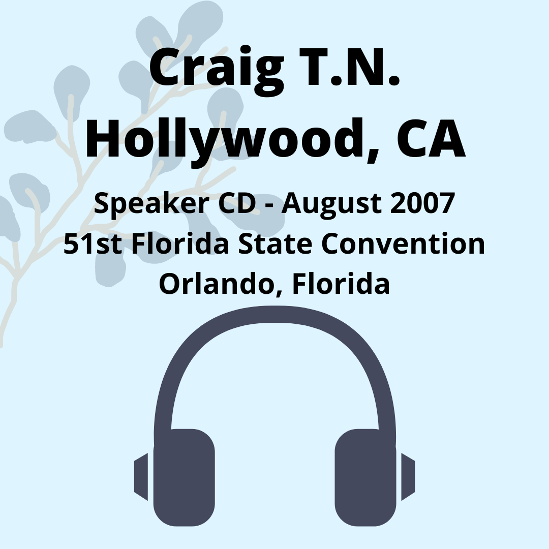 Craig T. N. from Hollywood, CA Speaker CD